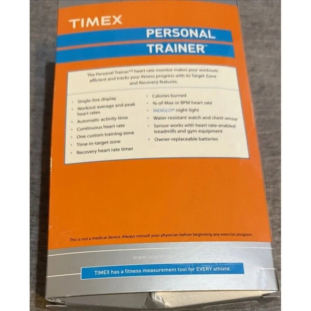 Timex Personal Trainer Heart Rate Monitor Watch – Unisex Digital Fitness Watch